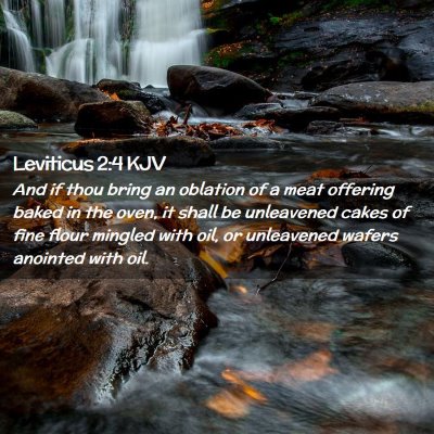 Leviticus 2:4 KJV Free Bible Images