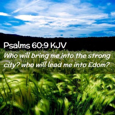 Psalms 60:9 KJV Free Bible Images