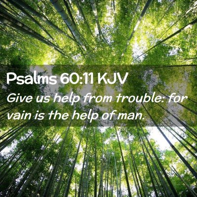 Psalms 60:11 KJV Free Bible Images