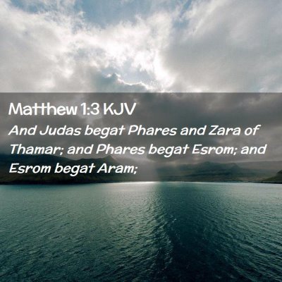 Matthew 1:3 KJV Free Bible Images