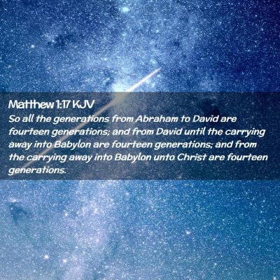 Matthew 1:17 KJV Free Bible Images